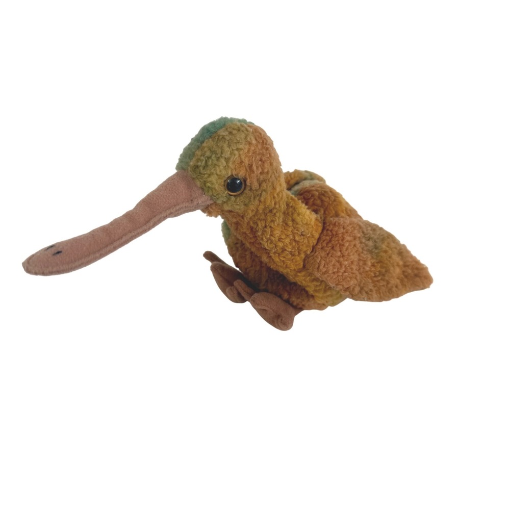 Vintage TY Beanie Babies Beak Kiwi Bird‎ Plush 1998 Oakbrook MWMT Retired